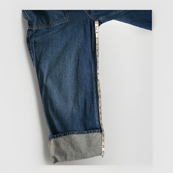 We The Free Major Leagues High Rise Cuff Crop Jean Womens 31 Carpenter - Picture 6 of 16